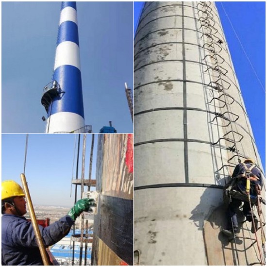 哈尔滨烟囱加固公司:烟囱避雷设施加固技术